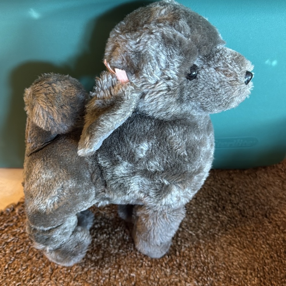Vintage lot of 4 Dakin beanbag stuffed animals koala mouse poodle deer 1970s - Picture 5 of 5